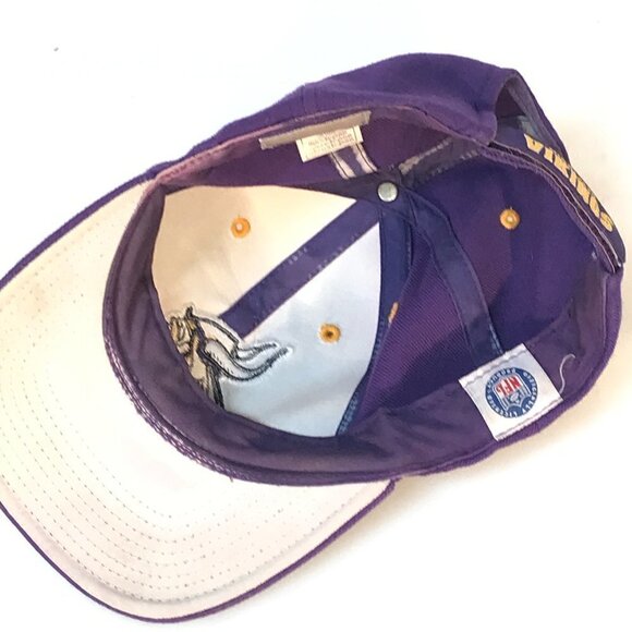 Vintage Reebok NFL Minnesota Vikings Snapback Adjustable Cap Hat - Picture 6 of 9